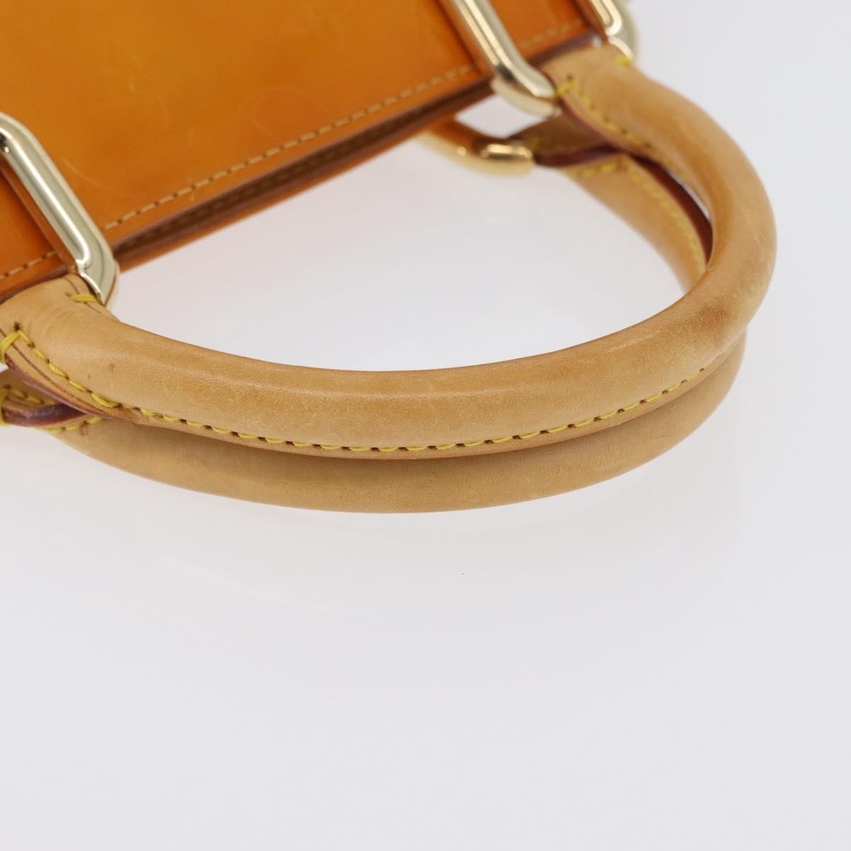 Louis Vuitton LOUIS VUITTON Monogram Vernis Forsyth Hand Bag Jaune M91112 LV Authentic mr2024