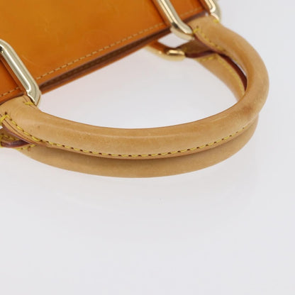 Louis Vuitton LOUIS VUITTON Monogram Vernis Forsyth Hand Bag Jaune M91112 LV Authentic mr2024