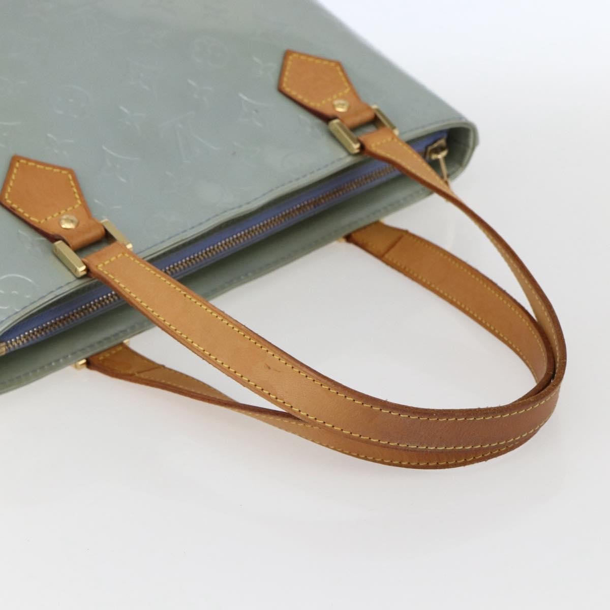 Louis Vuitton LOUIS VUITTON Monogram Vernis Houston Hand Bag Lavande M91218 LV Authentic gh1820