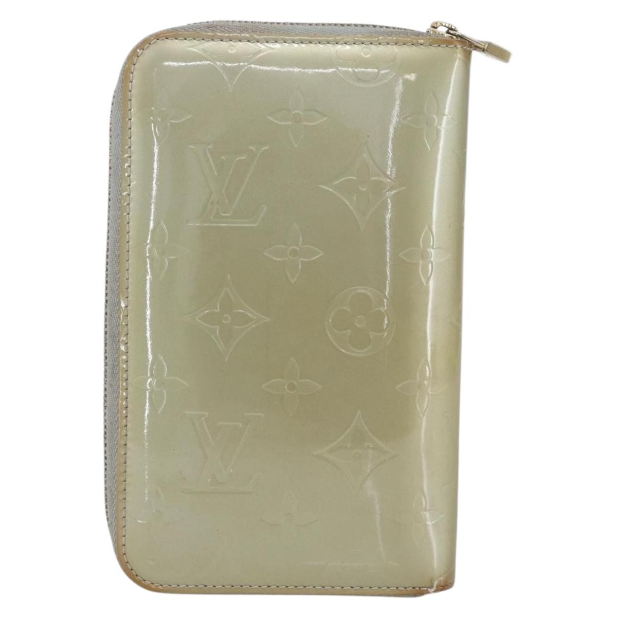 Louis Vuitton LOUIS VUITTON Monogram Vernis Eldridge Long Wallet Gris M91158 LV Authentic 168202 Bag