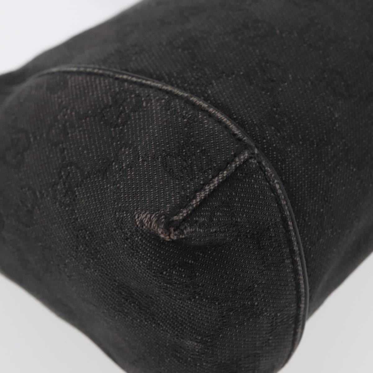 Gucci GUCCI GG Canvas Shoulder Bag Black 101333 Authentic 173490