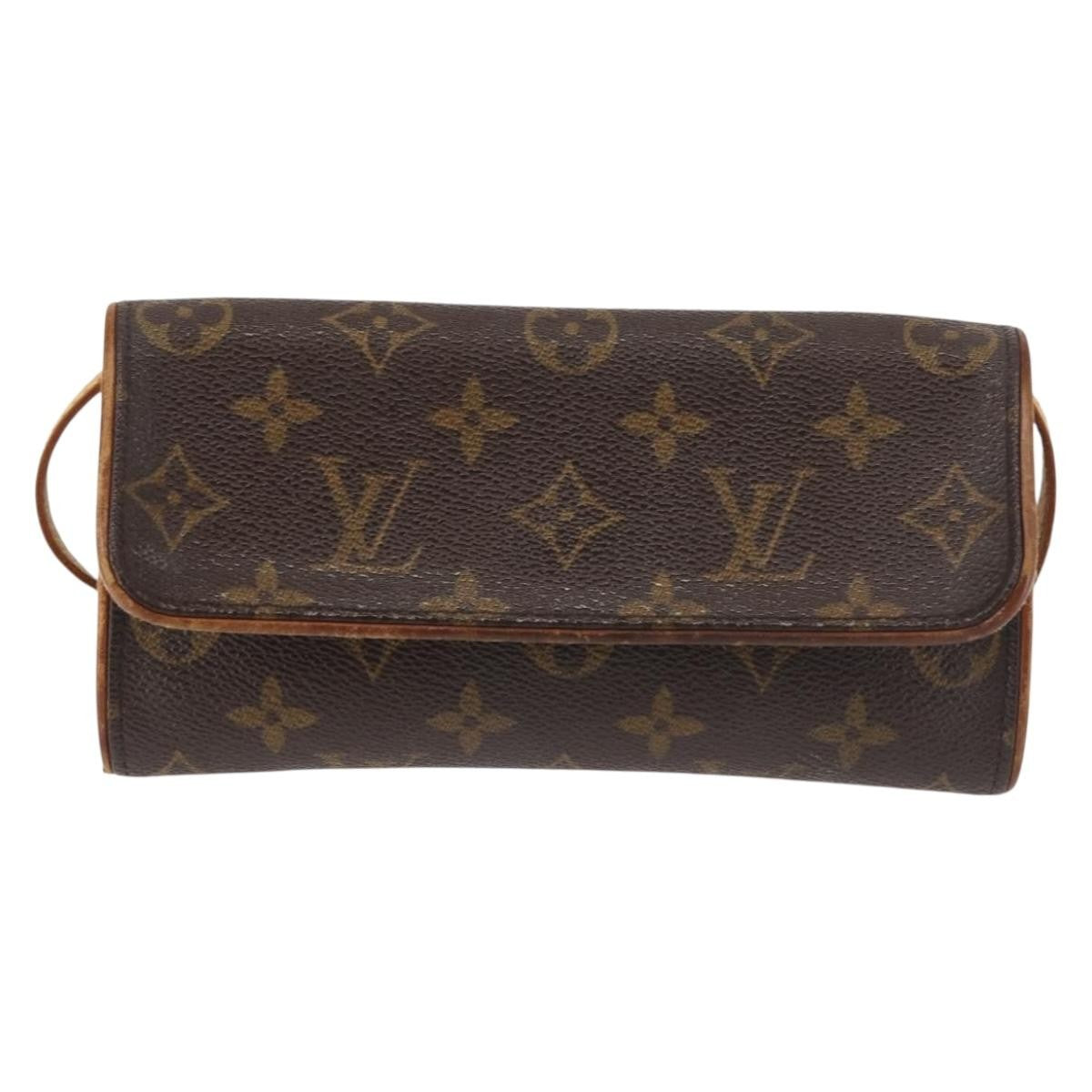 Louis Vuitton LOUIS VUITTON Monogram Pochette Twin PM Shoulder Bag M51854 LV Authentic gh816