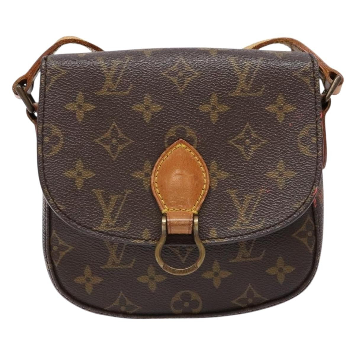 Louis Vuitton LOUIS VUITTON Monogram Saint Cloud PM Shoulder Bag M51244 LV Authentic ep10227