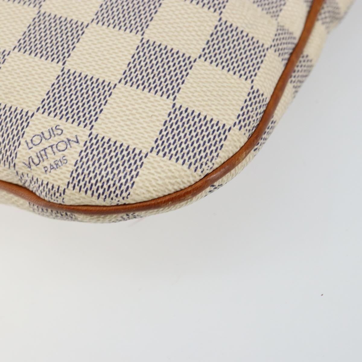 Louis Vuitton LOUIS VUITTON Damier Azur Pochette Bosphore Shoulder Bag N51112 LV Authentic BA7009