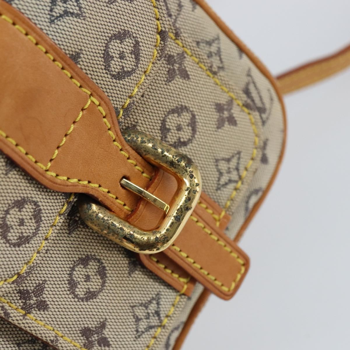 Louis Vuitton LOUIS VUITTON Monogram Mini Juliet PM Shoulder Bag Blue M92005 LV Authentic 157379