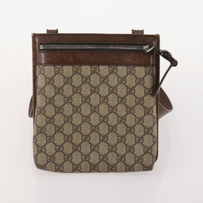 Gucci GUCCI GG Canvas Shoulder Bag 4 Set Black Beige Authentic 178854