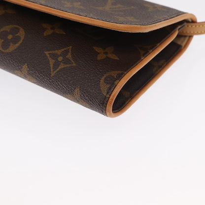 Louis Vuitton LOUIS VUITTON Monogram Pochette Twin GM Shoulder Bag M51852 LV Authentic ka1548