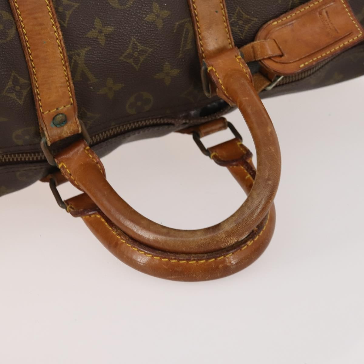 Louis Vuitton LOUIS VUITTON Monogram Keepall Bandouliere 45 Boston Bag M41418 LV Authentic 178190