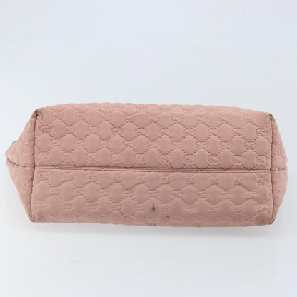 Gucci GUCCI GG Canvas Tote Bag Nylon Pink Gold 211976 Authentic LNZ669