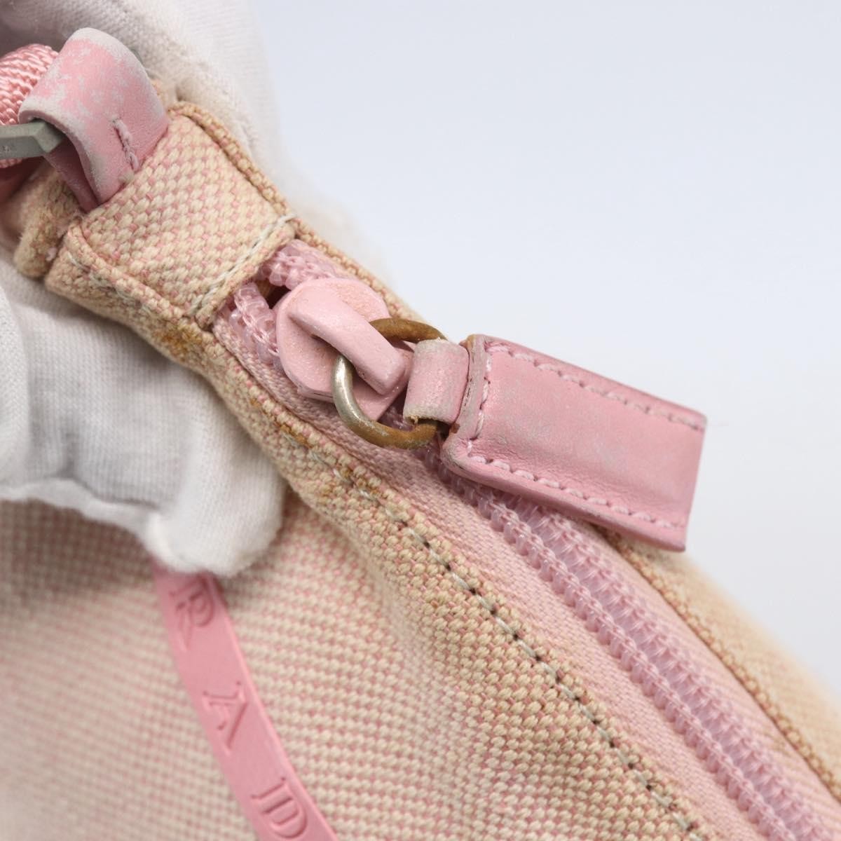 Prada PRADA Sports Accessory Pouch Canvas Pink Authentic 152004 Bag