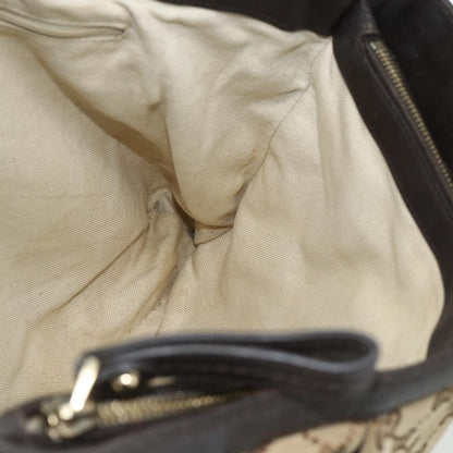 Gucci GUCCI GG Canvas Tote Bag Beige Gold 296835 Authentic 178263