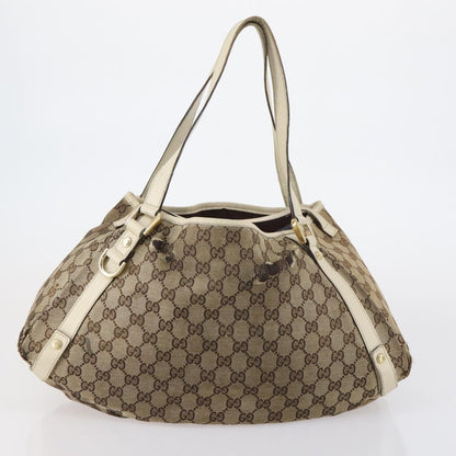 Gucci GUCCI GG Canvas Shoulder Bag 2 Set Red Gold Authentic 146898
