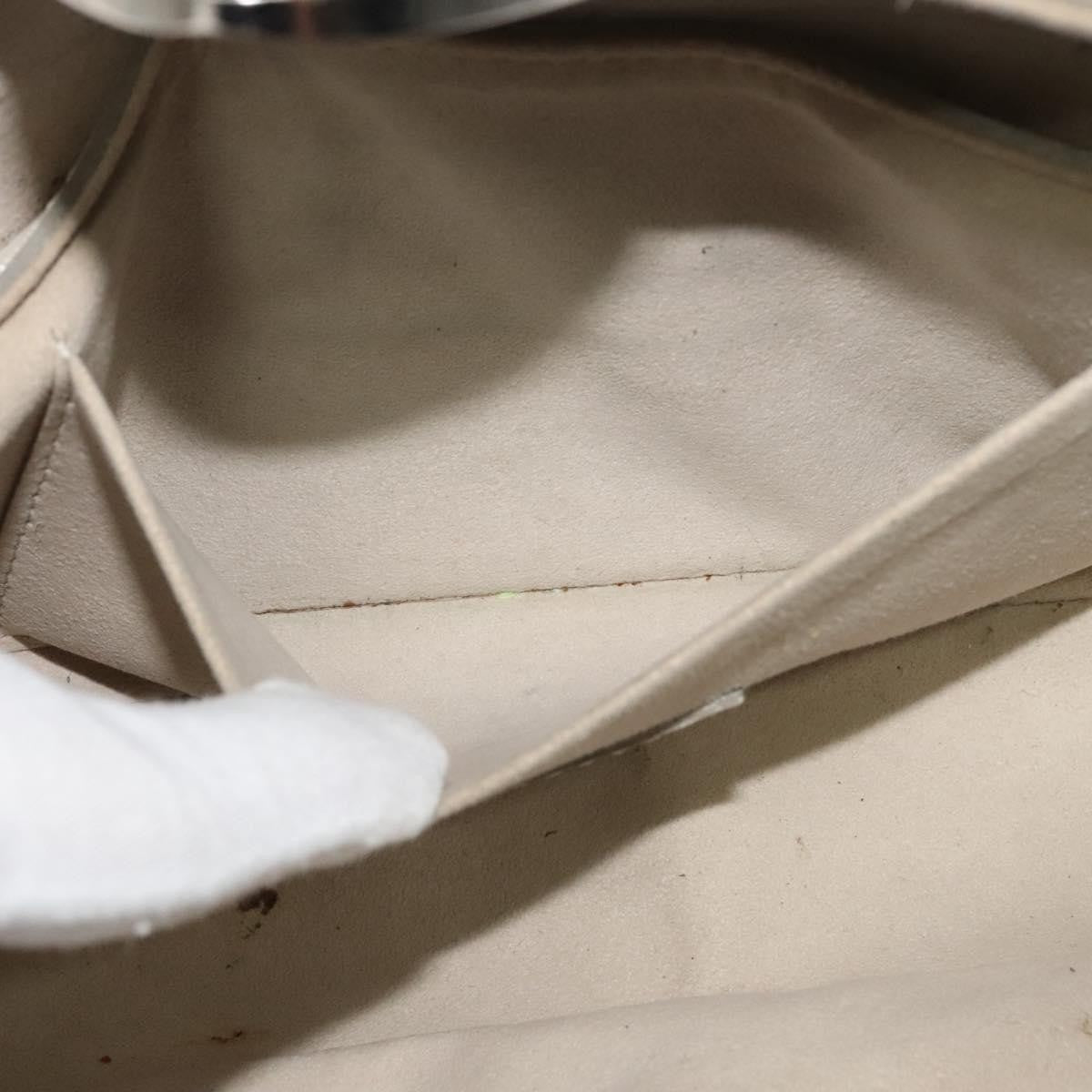 Louis Vuitton LOUIS VUITTON Epi Pochette Montaigne Bag White Yvoire M5929J LV Authentic ep9537
