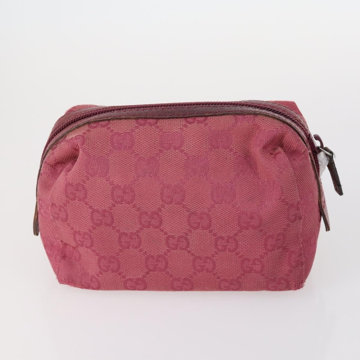 Fendi FENDI Bulgari Gucci GG Canvas Pouch Canvas 3 Set Black Beige pink Authentic am9226 Bag