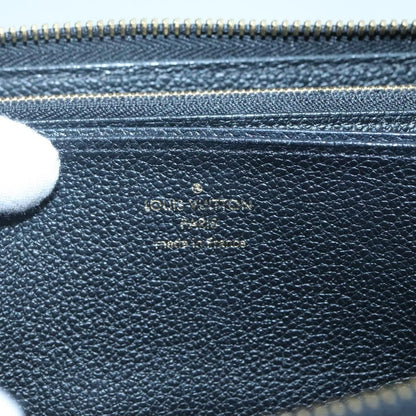 Louis Vuitton LOUIS VUITTON Monogram Empreinte Zippy Wallet Wallet Black M61864 LV Authentic hk2892 Bag