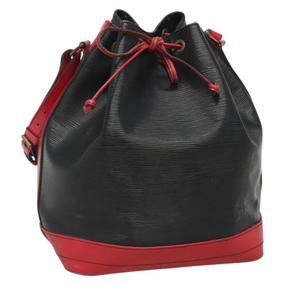 Louis Vuitton LOUIS VUITTON Epi Noe Shoulder Bag Bicolor Black Red M44017 LV Authentic 127971