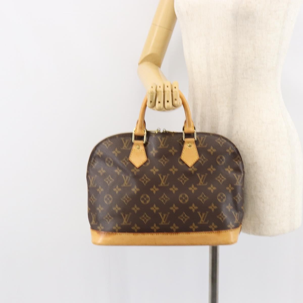 Louis Vuitton LOUIS VUITTON Monogram Alma Hand Bag M51130 LV Authentic 149986