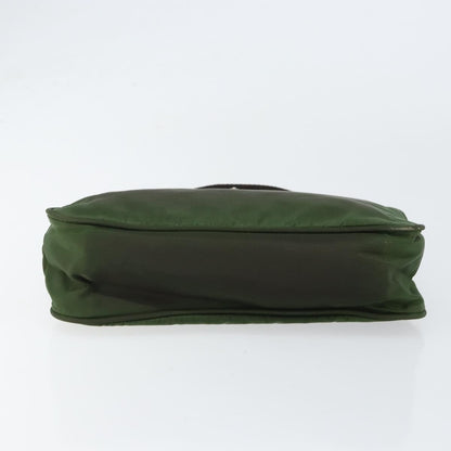 Prada PRADA Hand Bag Nylon Green Authentic 152801
