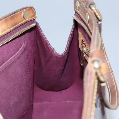Louis Vuitton LOUIS VUITTON Vernis Blair MM Hand Bag 2way Rouge Favist M91690 LV Authentic EC506