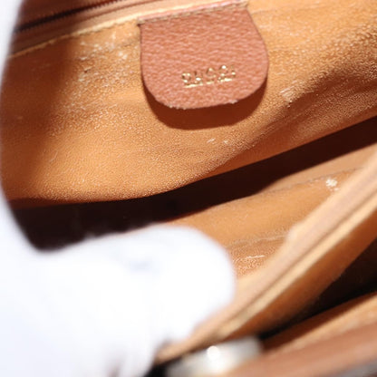Gucci GUCCI Bamboo Hand Bag Leather Brown Gold 002 2853 0260 0 Authentic ep11300