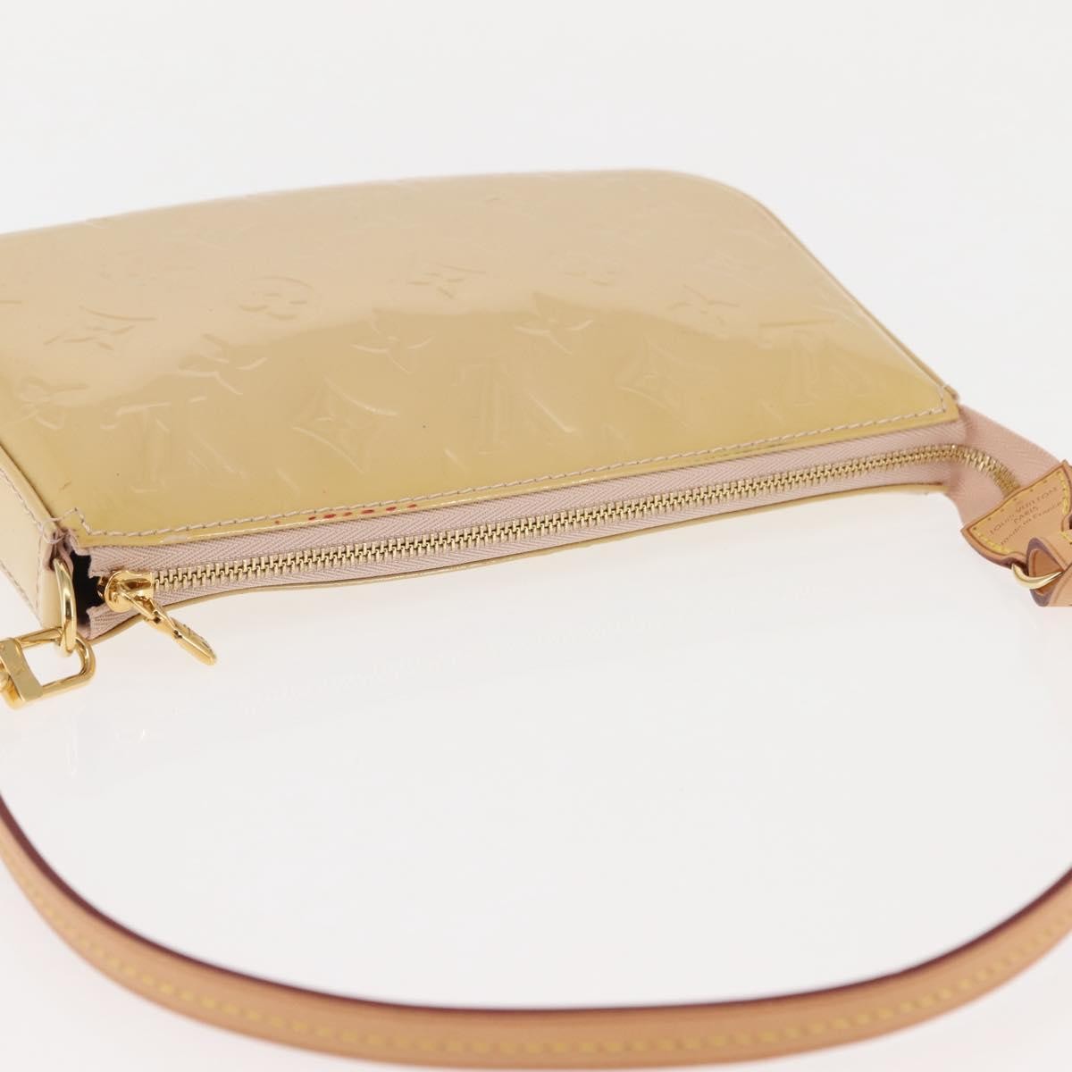Louis Vuitton LOUIS VUITTON Vernis Pochette Accessoires Rose Angelique M90072 LV Authentic ep11176 Bag