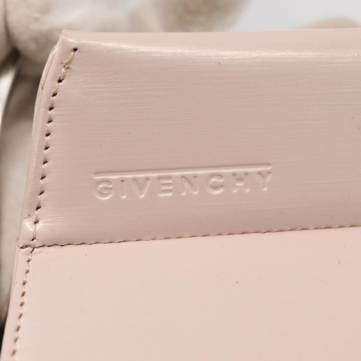 Givenchy GIVENCHY Hand Bag Leather Pink Silver Authentic bs30997