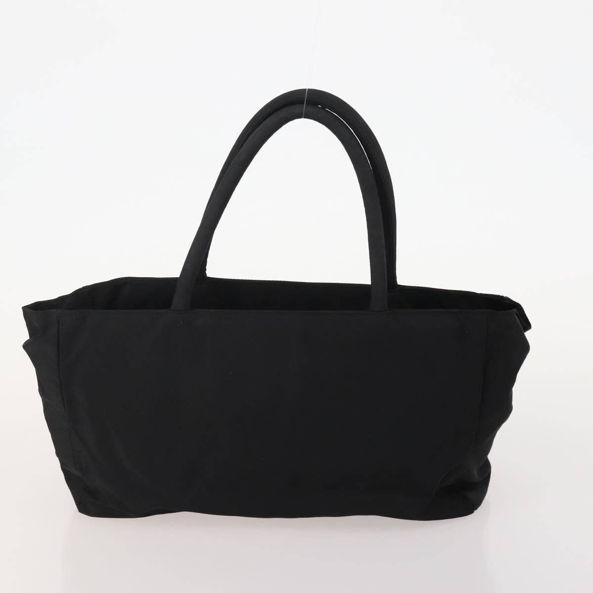 Prada PRADA Hand Bag Nylon 4 Set Black Silver Green Authentic 178840