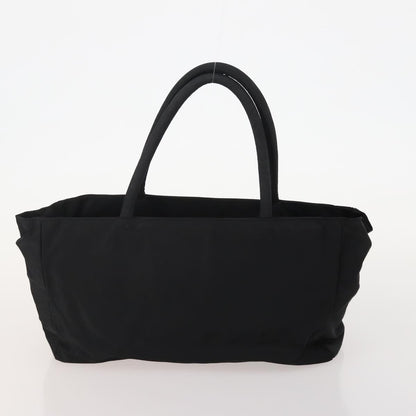 Prada PRADA Hand Bag Nylon 4 Set Black Silver Green Authentic 178840