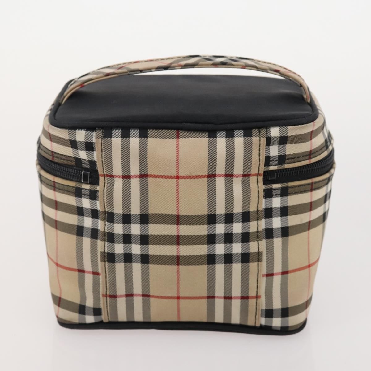Burberrys Burberrys Burberry Nova Check Hand Bag Nylon 5 Set Beige Authentic 174988