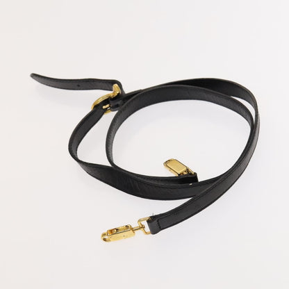 Salvatore Ferragamo Salvatore Ferragamo Gancini Hand Bag Leather 2way Black Gold Authentic BD1703