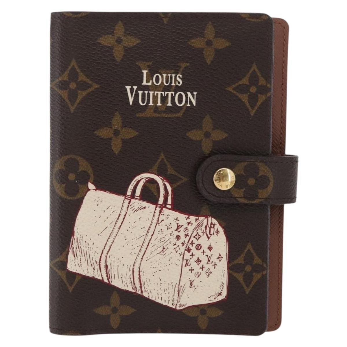 Louis Vuitton LOUIS VUITTON Monogram Keepall Agenda PM Day Planner Cover R20964 LV Authentic 171189 Bag