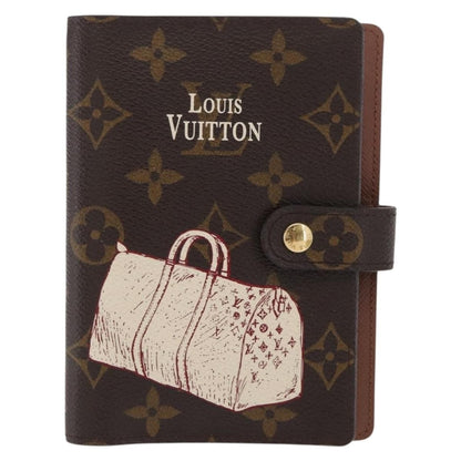 Louis Vuitton LOUIS VUITTON Monogram Keepall Agenda PM Day Planner Cover R20964 LV Authentic 171189 Bag