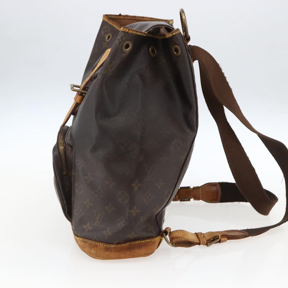 Louis Vuitton LOUIS VUITTON Monogram Montsouris GM Backpack M51135 LV Authentic bs33015 Bag