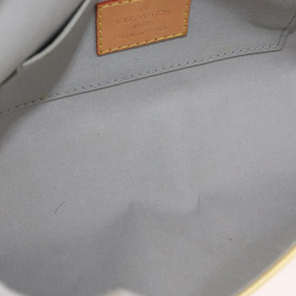 Louis Vuitton LOUIS VUITTON Monogram Vernis Malibu Street Bag Perle M91507 LV Authentic BAZ639