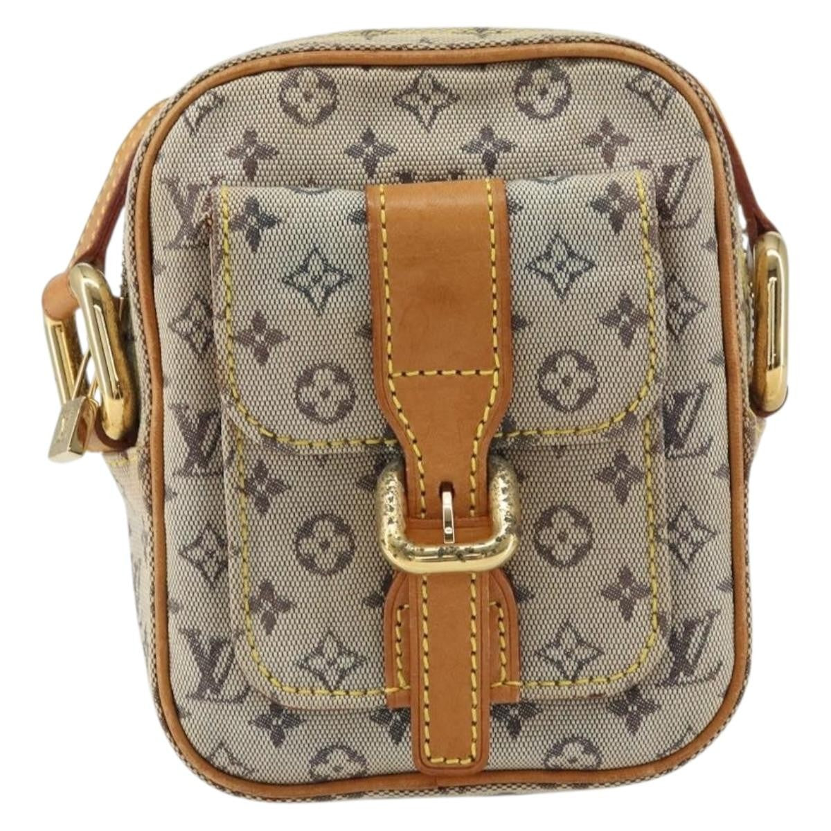 Louis Vuitton LOUIS VUITTON Monogram Mini Juliet PM Shoulder Bag Blue M92005 LV Authentic 157379