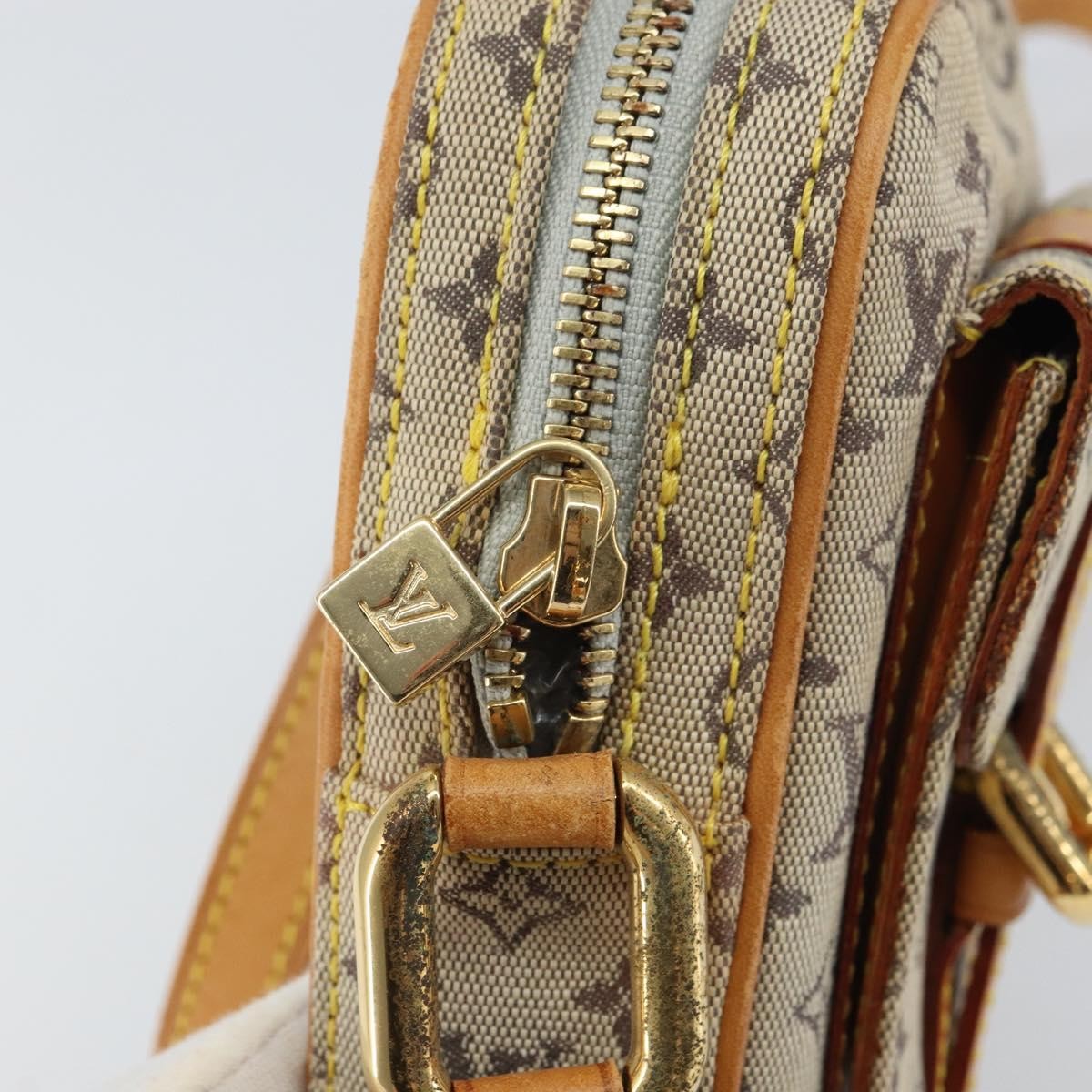 Louis Vuitton LOUIS VUITTON Monogram Mini Juliet PM Shoulder Bag Blue M92005 LV Authentic 157379