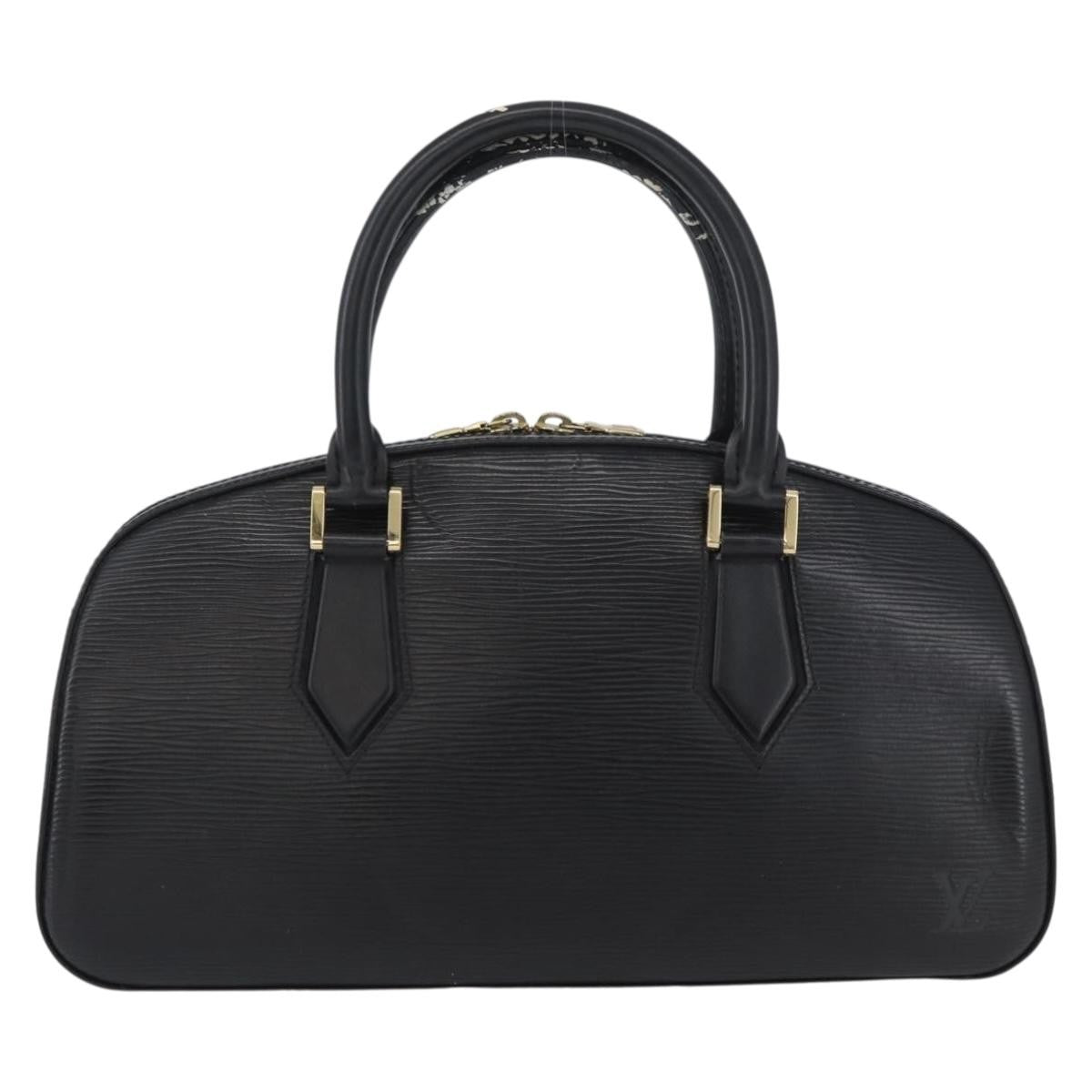 Louis Vuitton LOUIS VUITTON Epi jasmine Hand Bag Black M52852 LV Authentic AMZ065