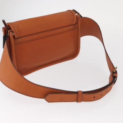 Coach Coach Body Bag Leather Brown Authentic am10204