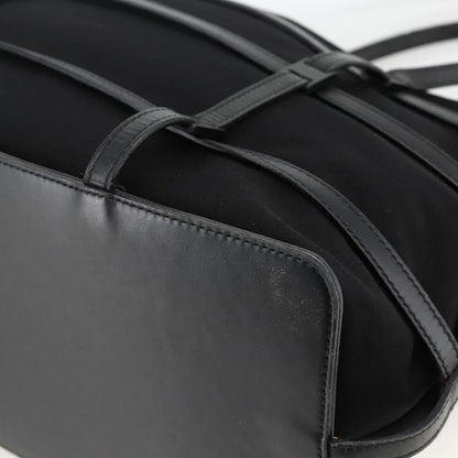 Salvatore Ferragamo Salvatore Ferragamo Tote Bag Nylon Black Silver Authentic ka3842