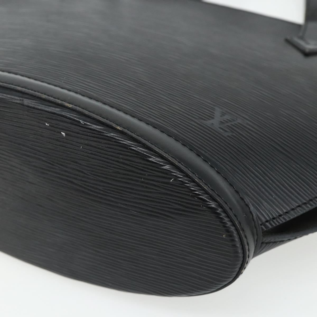 Louis Vuitton LOUIS VUITTON Epi Saint Jacques Hand Bag Black M52272 LV Authentic 175051
