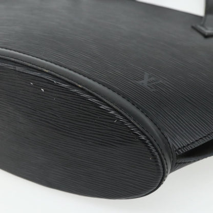 Louis Vuitton LOUIS VUITTON Epi Saint Jacques Hand Bag Black M52272 LV Authentic 175051