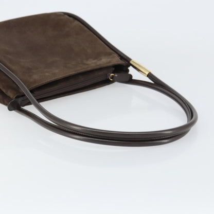 Gucci GUCCI Shoulder Bag Suede Brown Gold 000 2855 0550 0 Authentic 156851