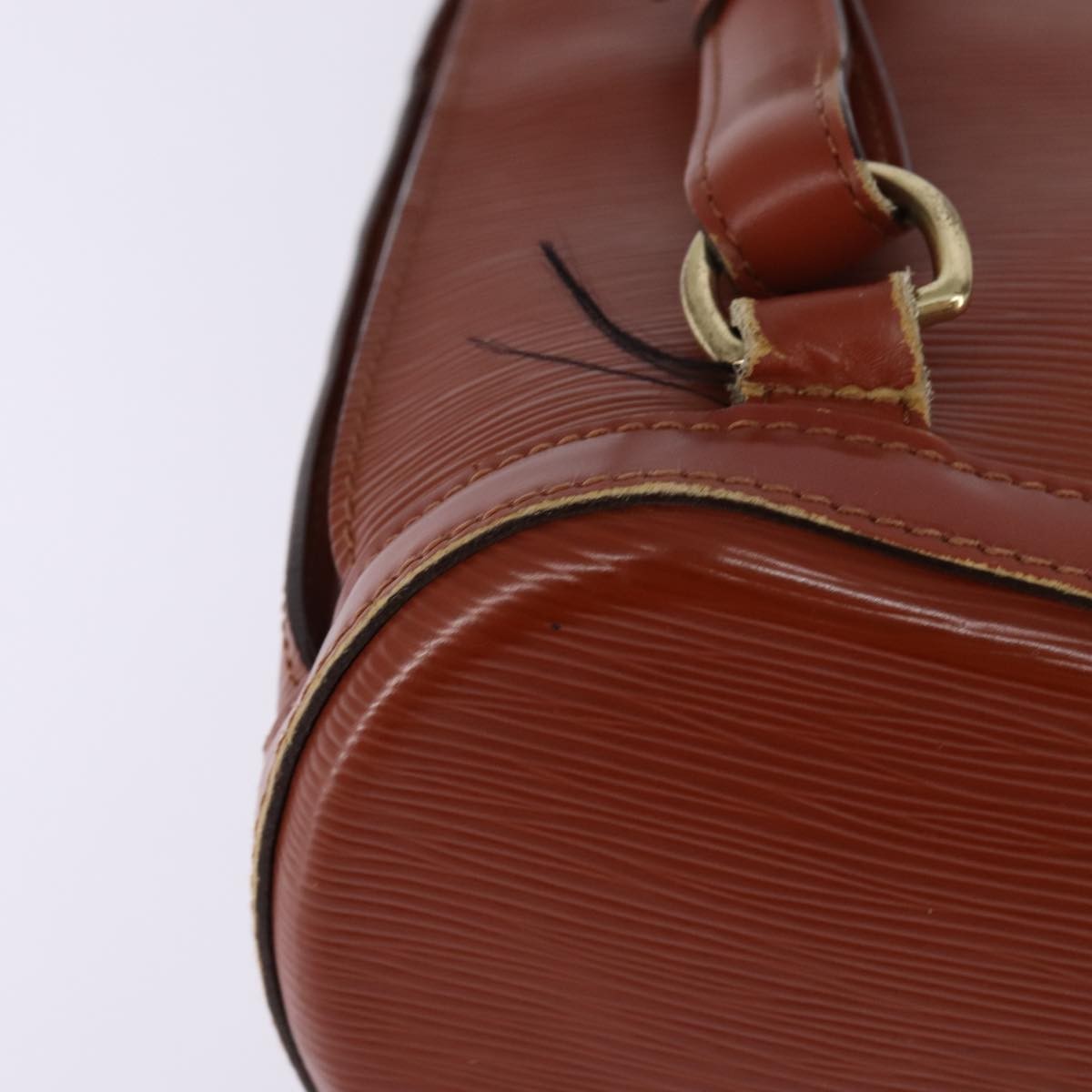 Louis Vuitton LOUIS VUITTON Epi Coblanc Shoulder Bag Brown M52293 LV Authentic BA4973