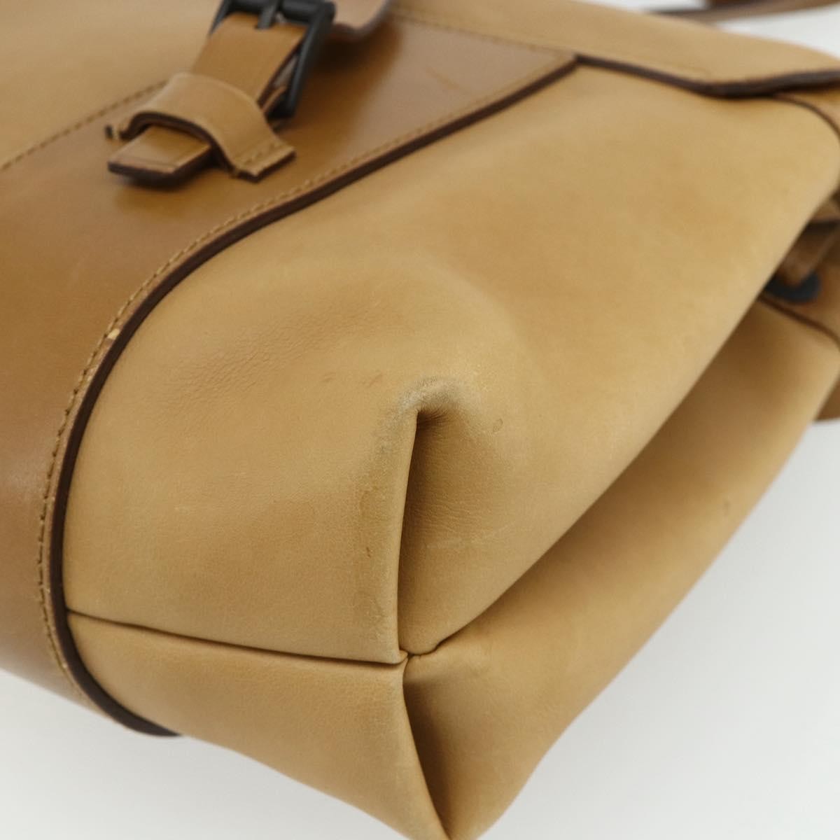 Gucci GUCCI Hand Bag Leather Beige 101287 Authentic 177601