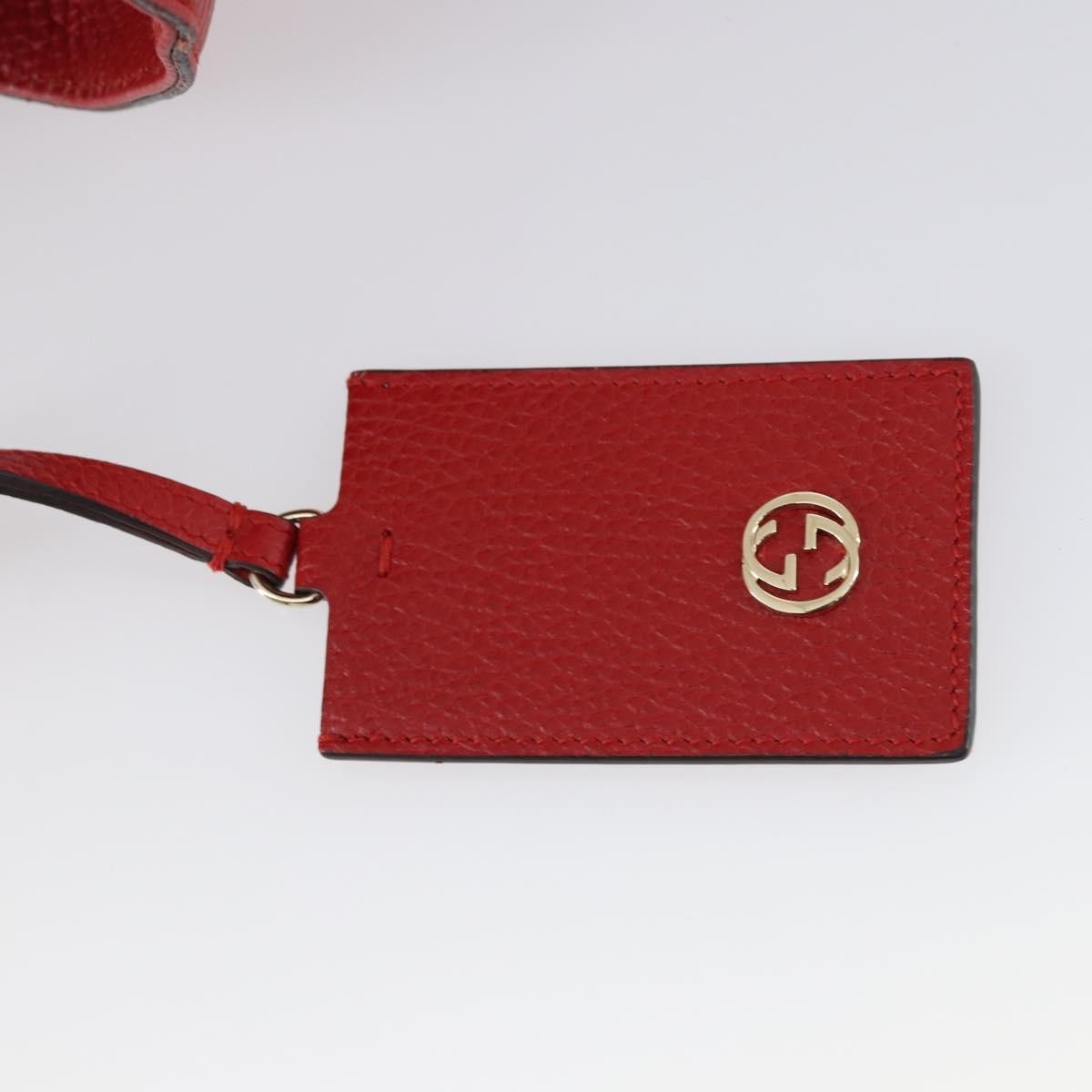 Gucci GUCCI Swing Tote Bag Leather Red Gold 354397 Authentic 144275