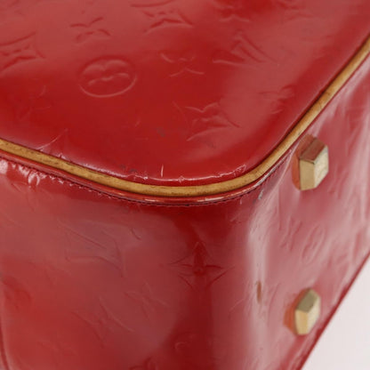 Louis Vuitton LOUIS VUITTON Monogram Vernis Sutton Hand Bag Red Rouge M91080 LV Authentic bs34724