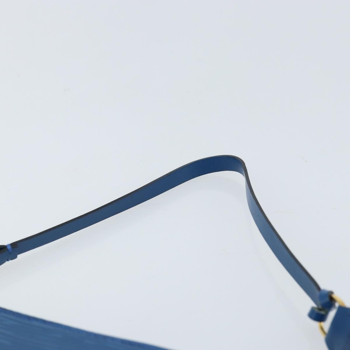 Louis Vuitton LOUIS VUITTON Epi Pochette Accessoires Pouch Blue M52985 LV Authentic BA11656 Bag