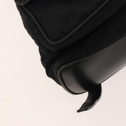 Gucci GUCCI Bamboo Backpack Leather Black Authentic th5812 Bag