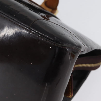 Louis Vuitton LOUIS VUITTON Monogram Vernis Rosewood Avenue Bag Amarante M93510 Authentic AMZ365