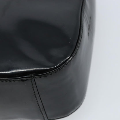 Gucci GUCCI Hand Bag Patent leather Black Silver 007 2046 0249 Authentic 172096